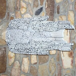 Alberto Mikali animal print cardigan